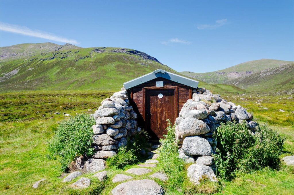 Fords of Avon Refuge - ein Bothy in den Highlands