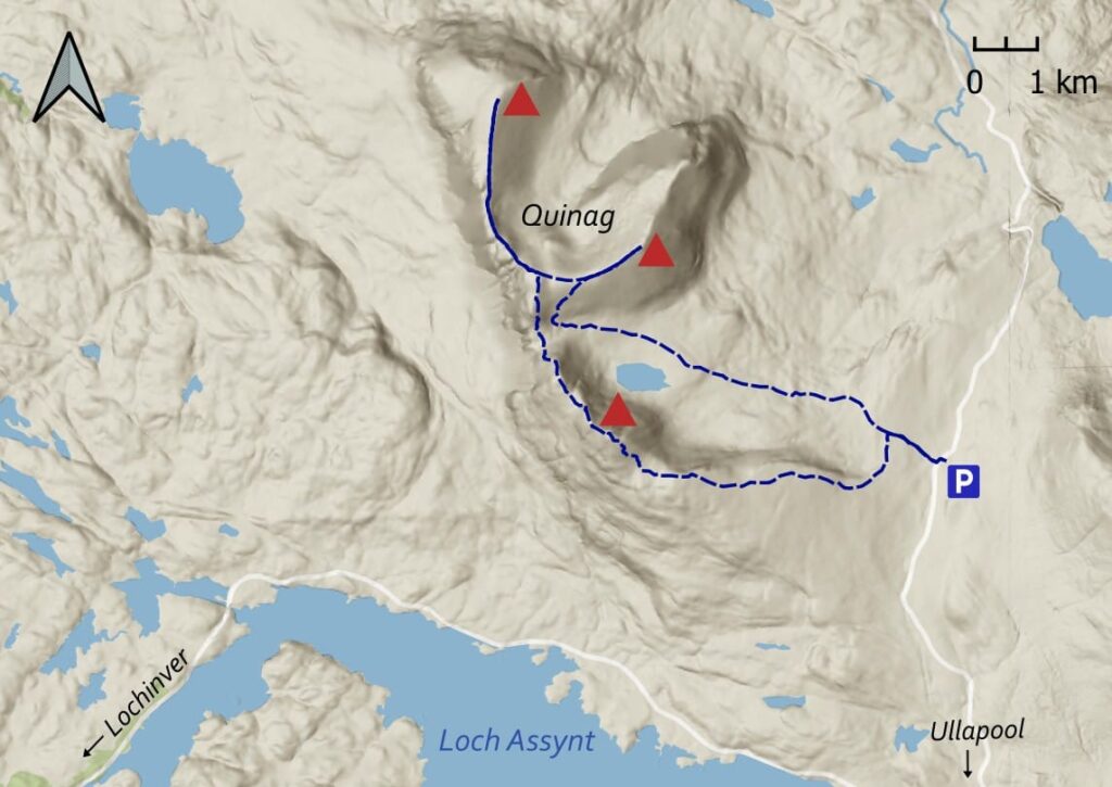 quinag karte
